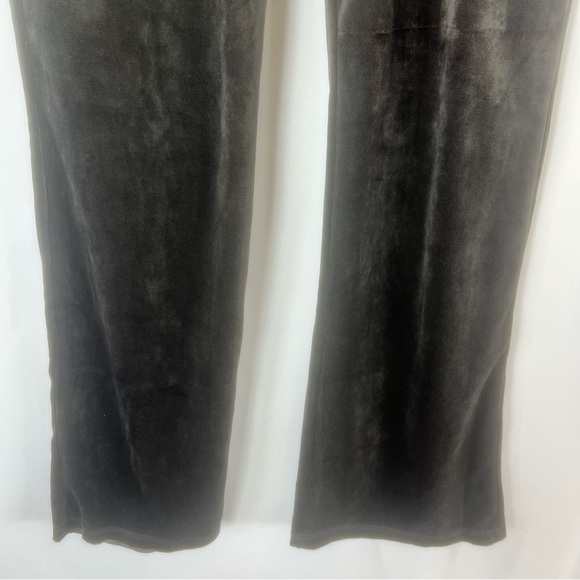 Bebe,  Velvet Joggers, Y2L 90’s sweatpants Low Rise Flare Bebe Gray  XL - Picture 4 of 17